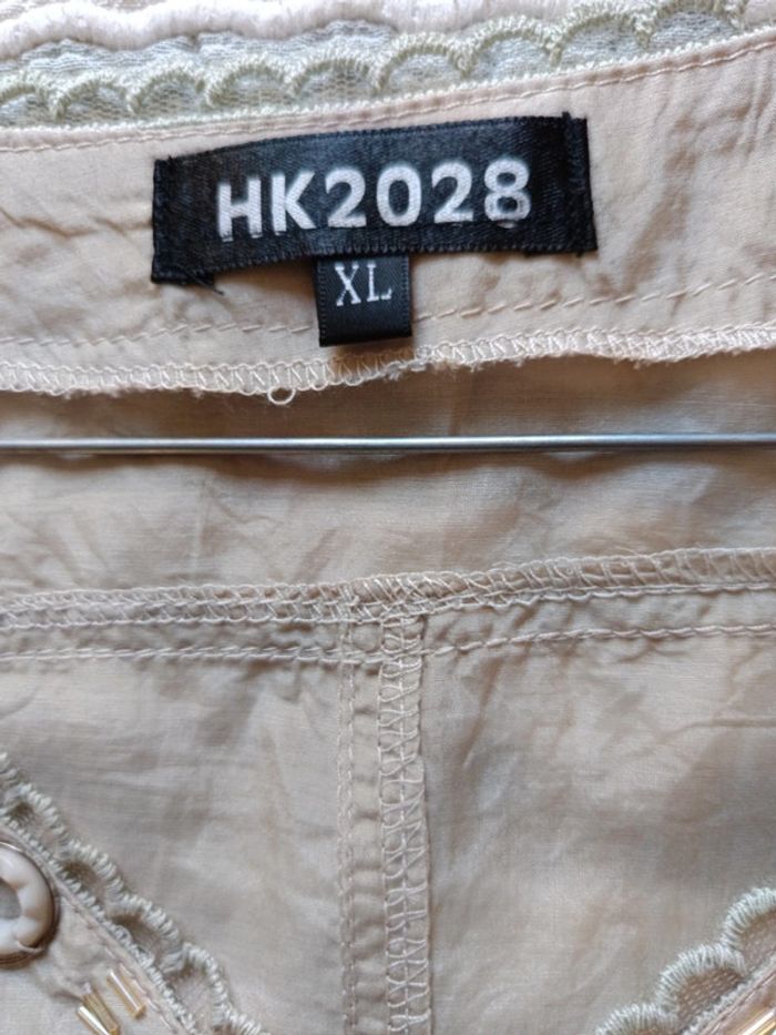 Blouse HK2028 soie/coton t.XL - photo numéro 9