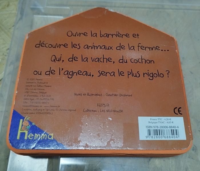 Livre en mousse "dans la ferme" - photo numéro 4