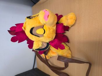 Peluche sac / bag Plush Disney Le Roi Lion Simba The Lion King