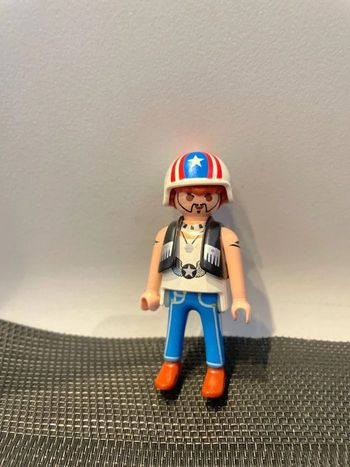 Playmobil figurine motard bikers Harley Davidson 5280 pièces détachées