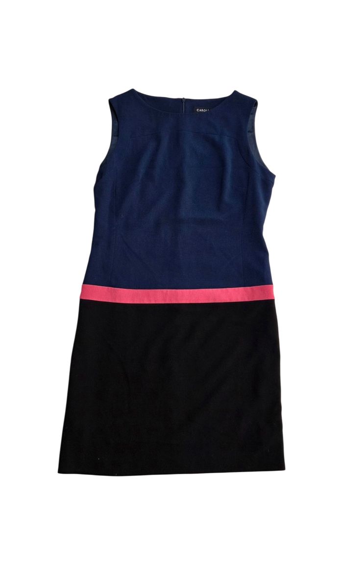 Robe Caroll taille 40/42 noir et bleu en très bon état