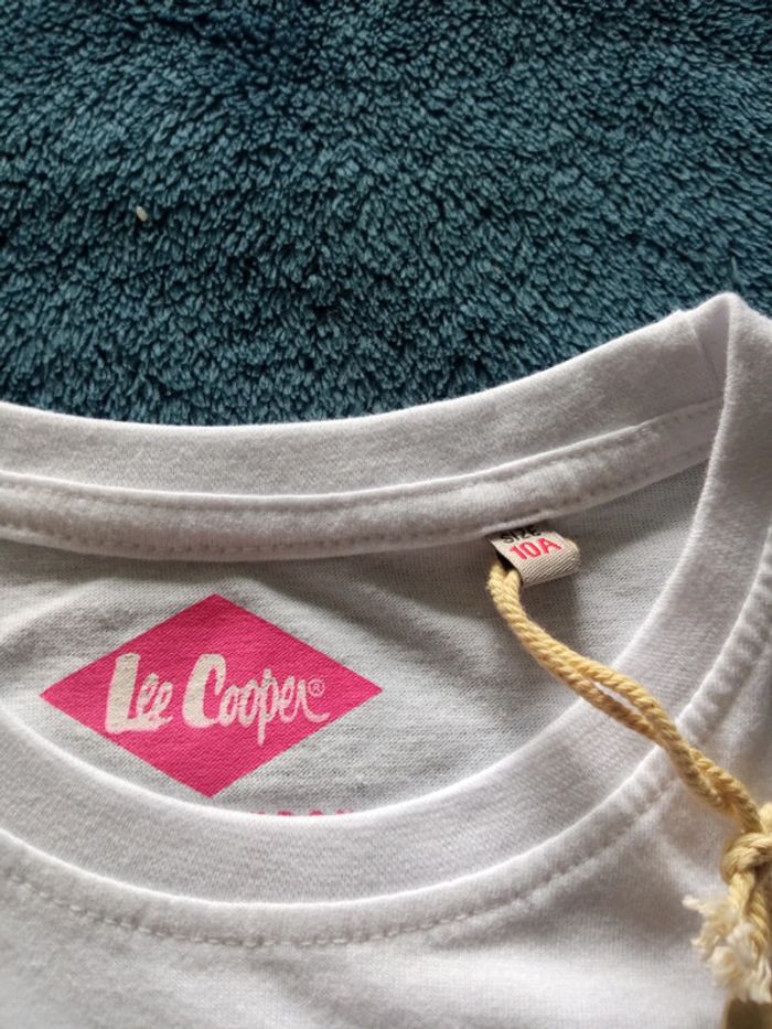 Tee-shirt blanc Lee Cooper en 10 ans. - photo numéro 3