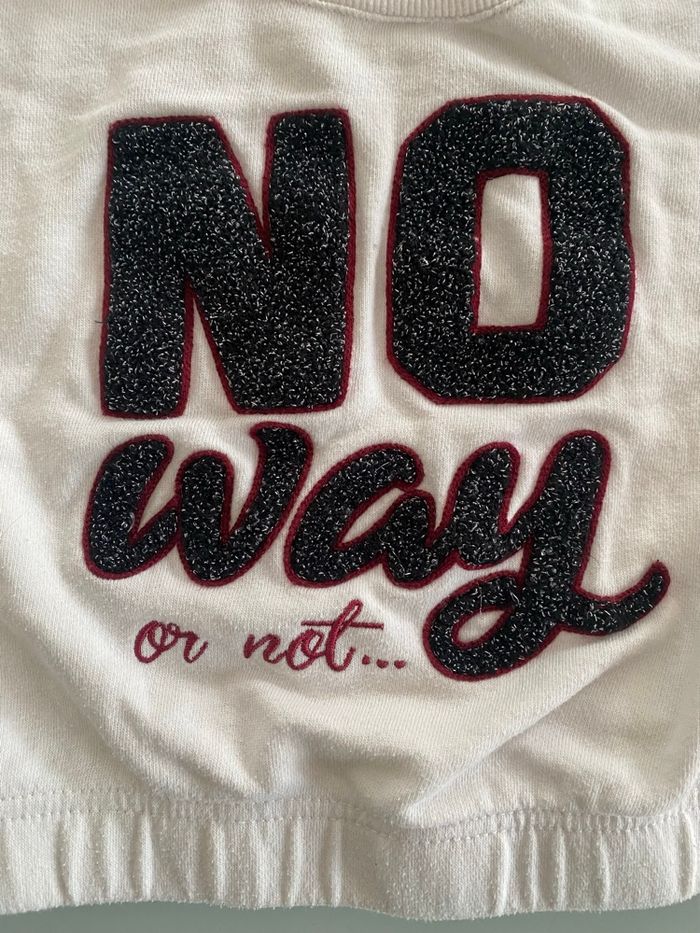 Lot 2 sweats - fille - 7- 8 ans – Paillettes & confort - photo numéro 3