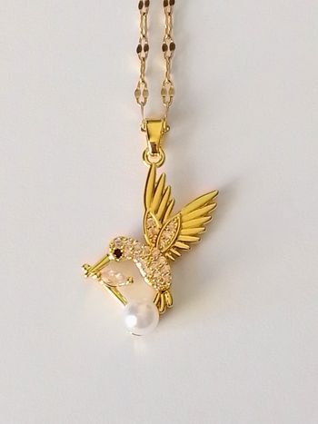 Chaîne + pendentif élégant