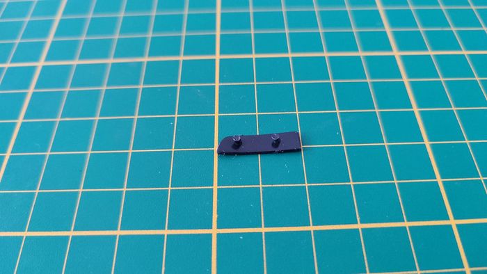 Baguette arrière gauche pièce détachée miniature Burago Renault Megane Sport 1/18 1/18e 1/18ème #B52 - photo numéro 2