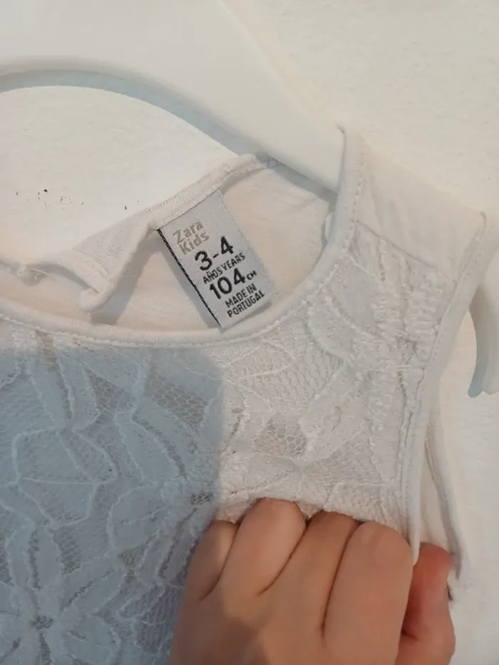Haut blanc zara - photo numéro 3