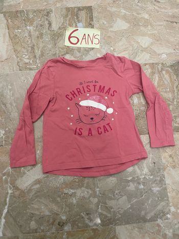 T shirt noël 6 ans
