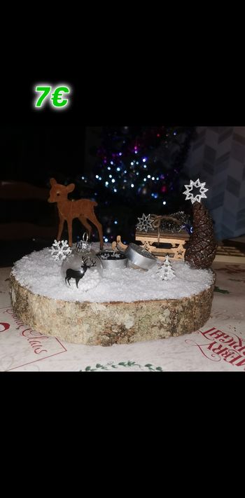 Décoration de table de Noël