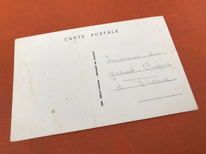 Carte postale ancienne Souvenir de la Tribu des Incas - photo numéro 3