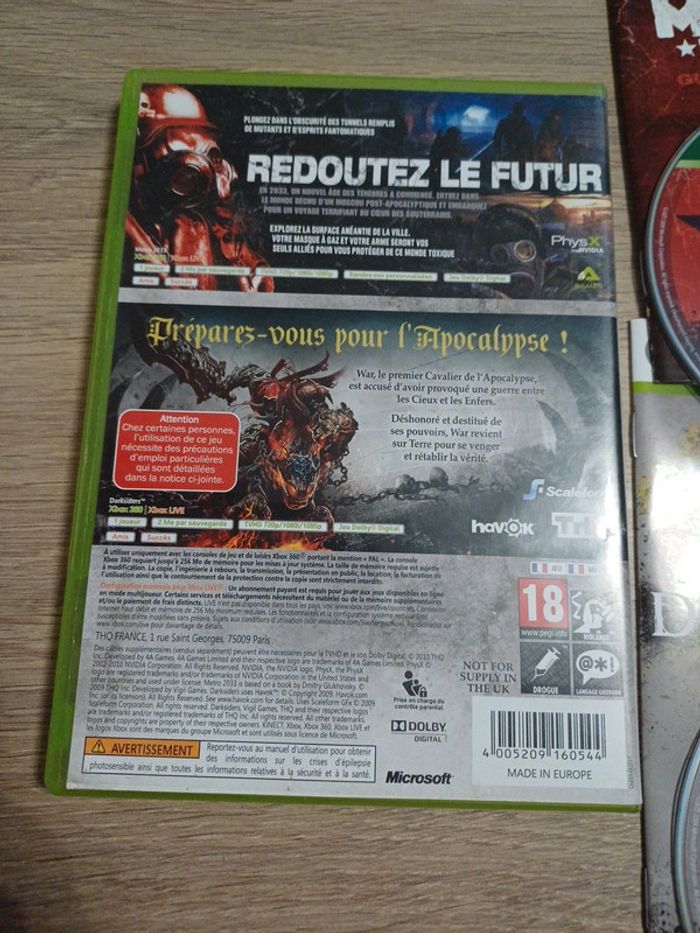 Metro 2033 & Darksiders Xbox 360 - photo numéro 3