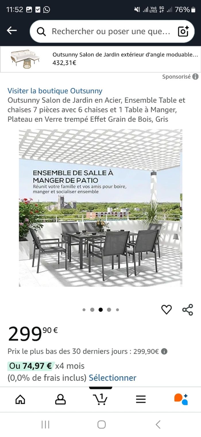 Salon de jardin - photo numéro 4