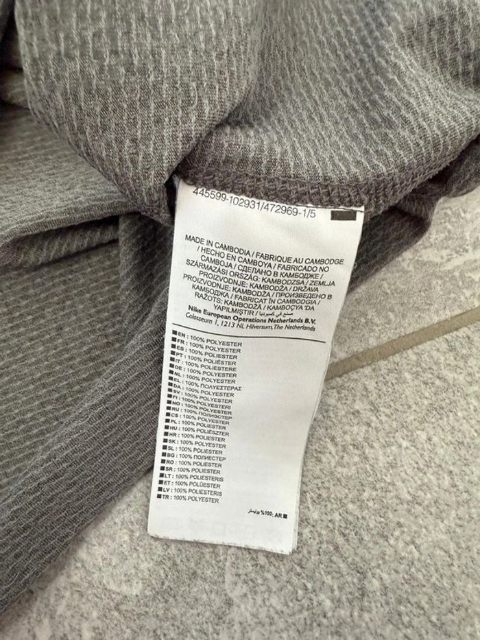 T-shirt de sport Nike homme gris taille L Dri-Fit - photo numéro 12