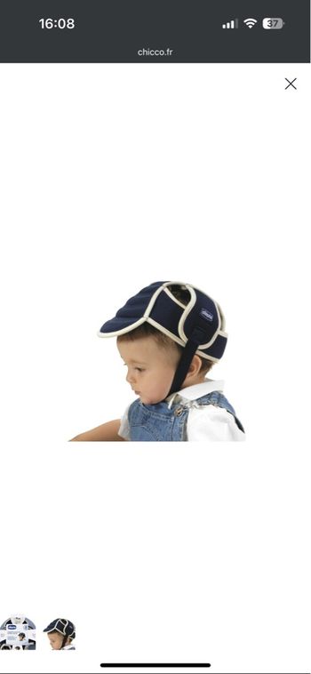 Casque de protection tête bébé