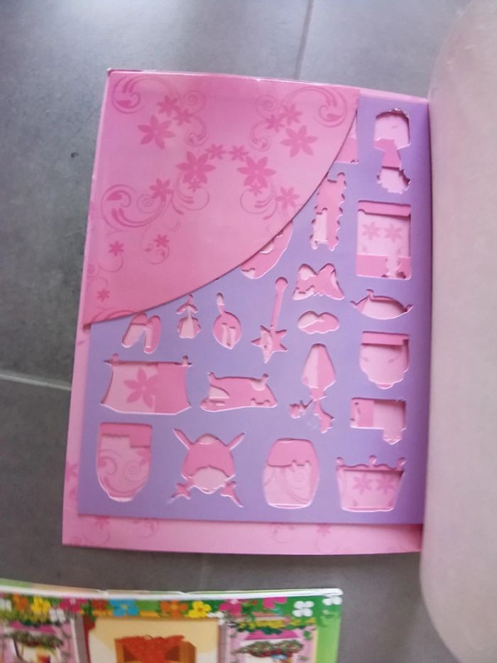 Lot de 2 livres maison et château à décorer - photo numéro 2