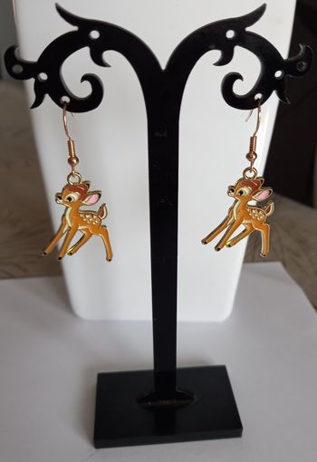 Boucles d'oreilles bambi