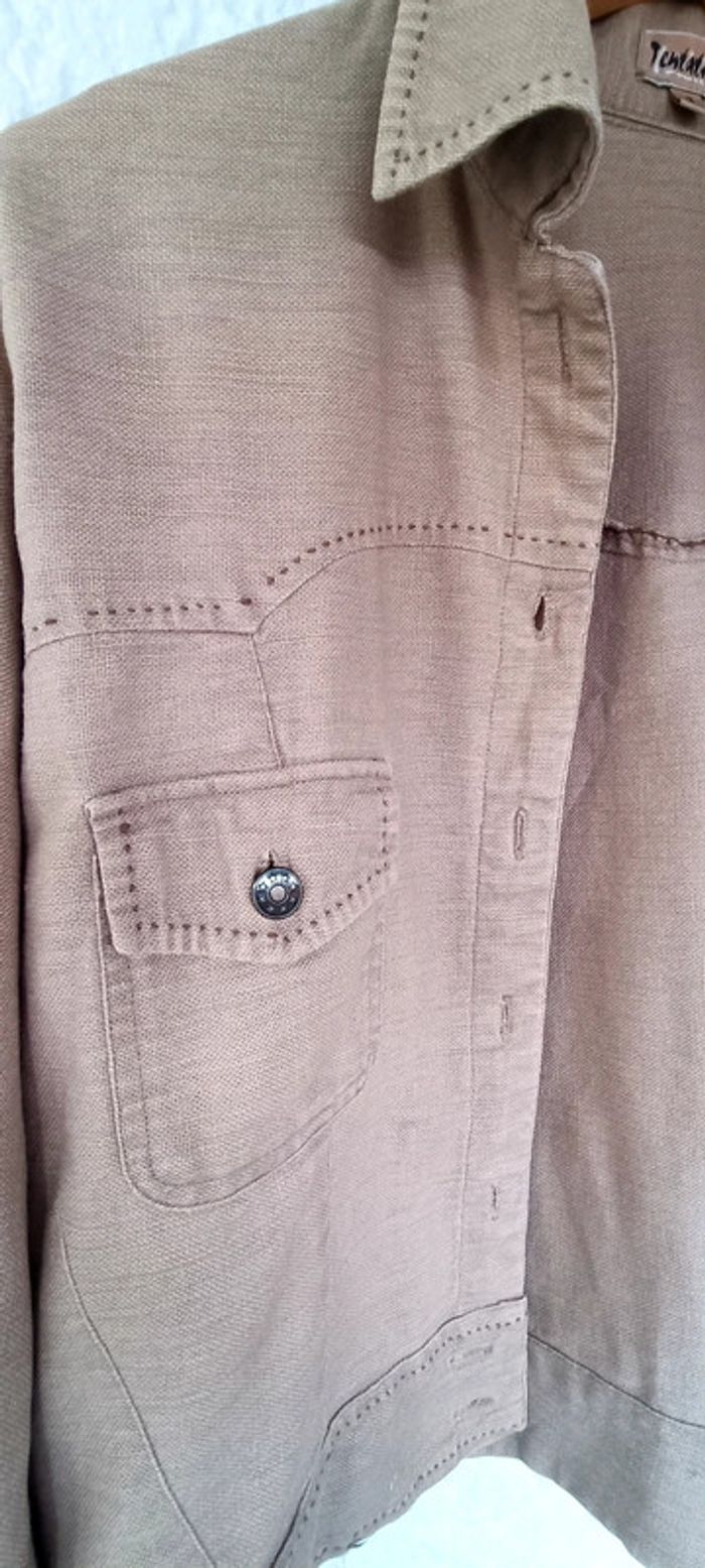 Joli blouson "Tentation" couleur sable - taille 3 - photo numéro 2