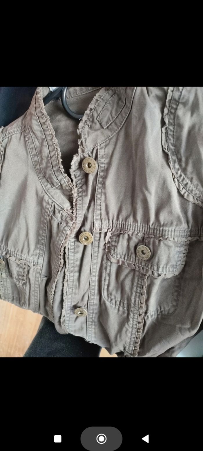 Veste marron chocolat - photo numéro 4