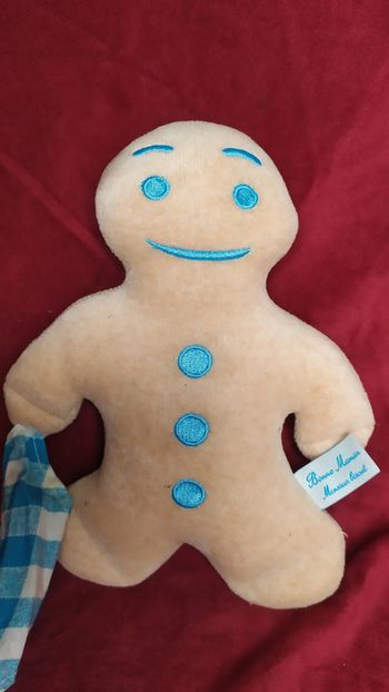 doudou peluche '' bonne maman ''monsieur biscuit