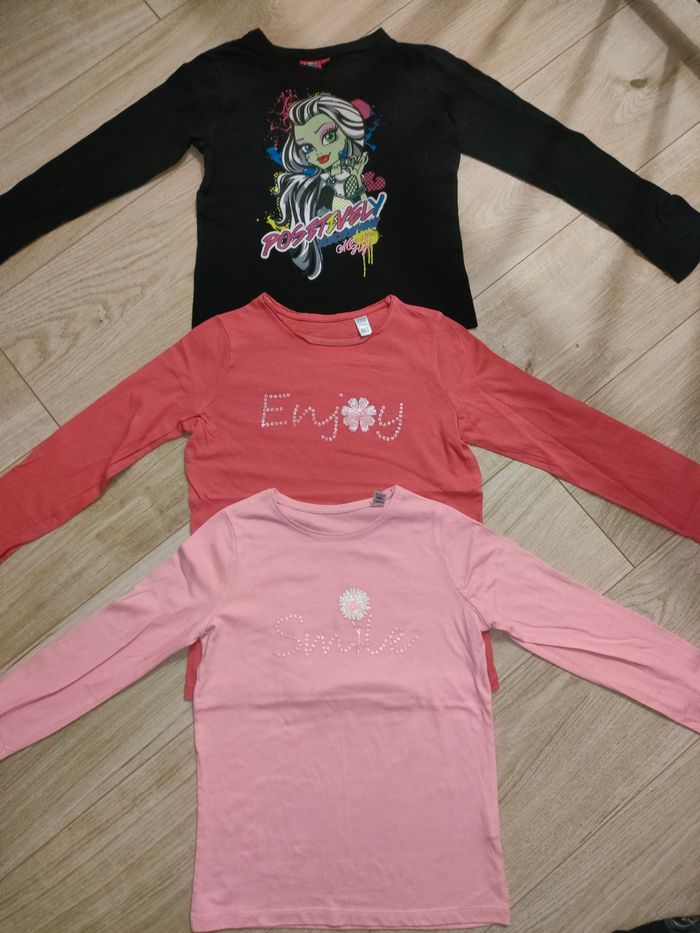 Lot tee shirt ML 10 ans - photo numéro 2