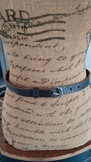 Ceinture marron  foncé 80  cm  femme