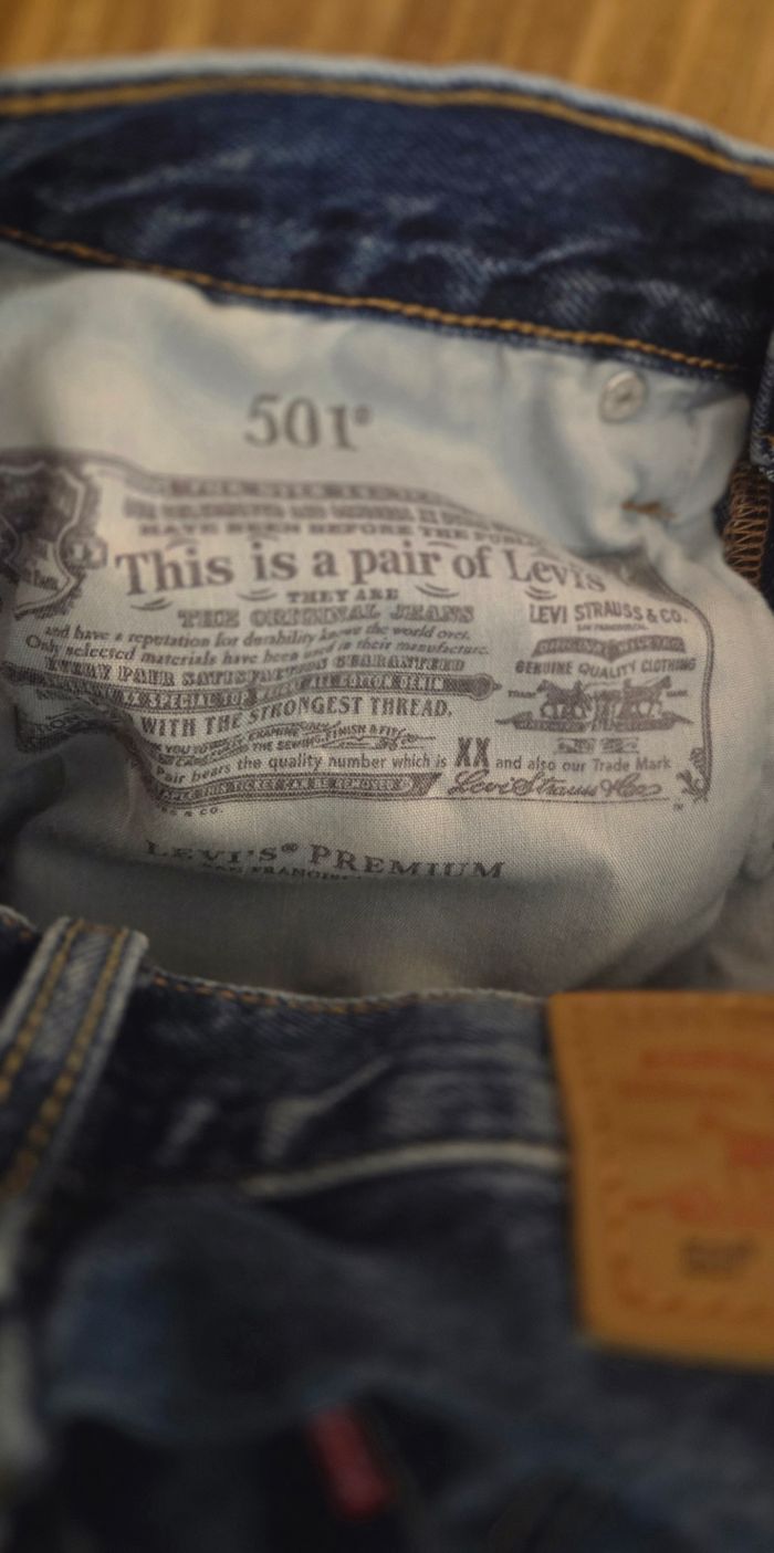 Jean Levi’s 501® Premium Waterless – Authentique, intemporel et éco-responsable – Excellent état - photo numéro 8