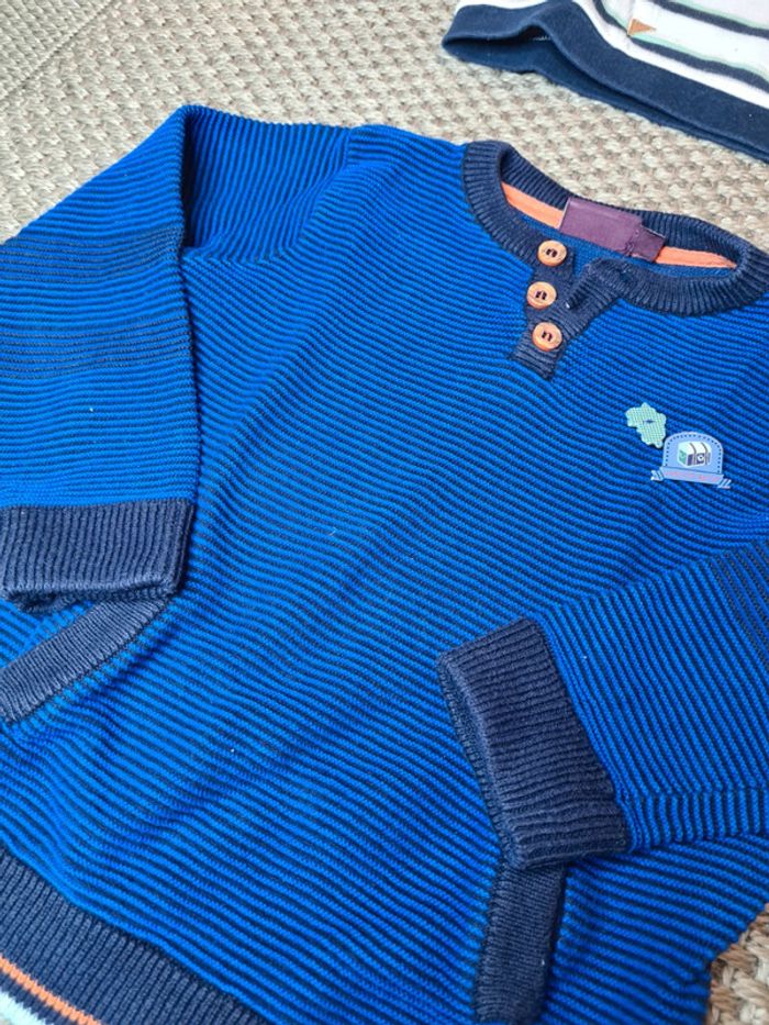 Ensemble 1 pantalon + 2 pulls - 24 mois - photo numéro 12