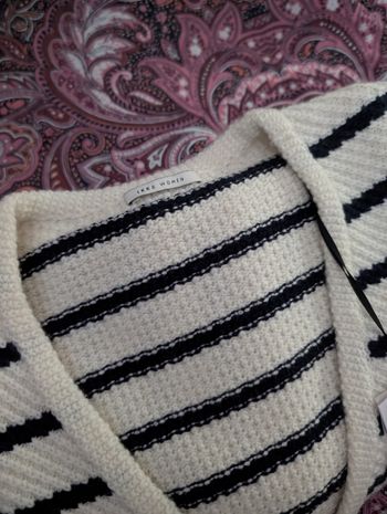 ikks Cardigan droit  à rayures