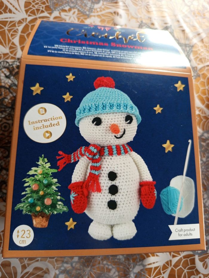 Kit de crochet Bonhomme de neige, D.I.Y. - photo numéro 3