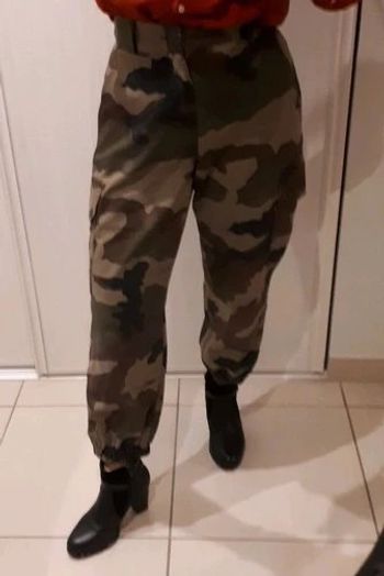 Pantalon toile camouflé - Taille S