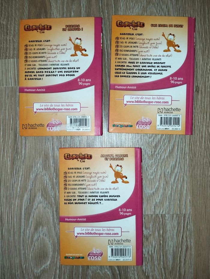 Lot de quatre livres Garfield - photo numéro 3