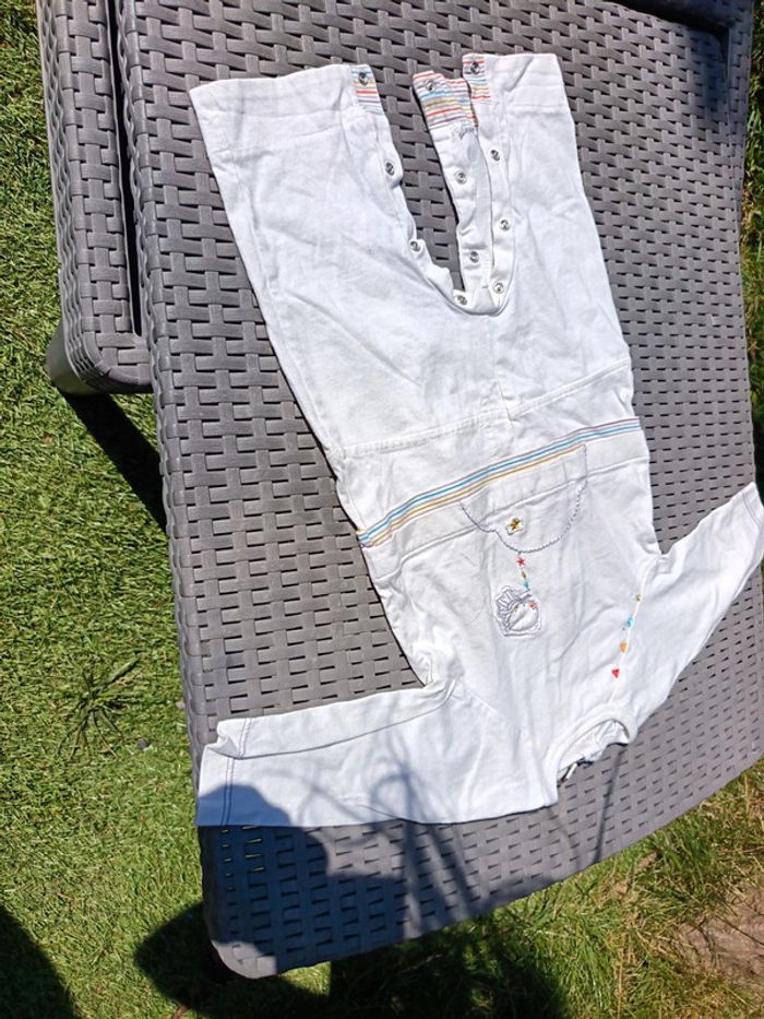 Pyjama grenouillère combinaison sans pied taille 3 mois - 62 cm - photo numéro 2