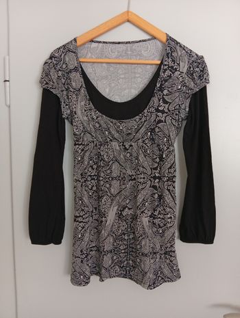 Top à motifs t38/40