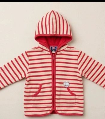 Veste zippée à capuche GU - 23 mois - Style Marin