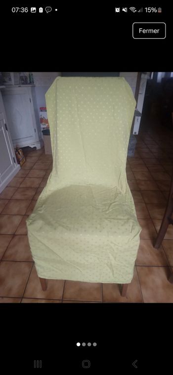 1 couvre chaise