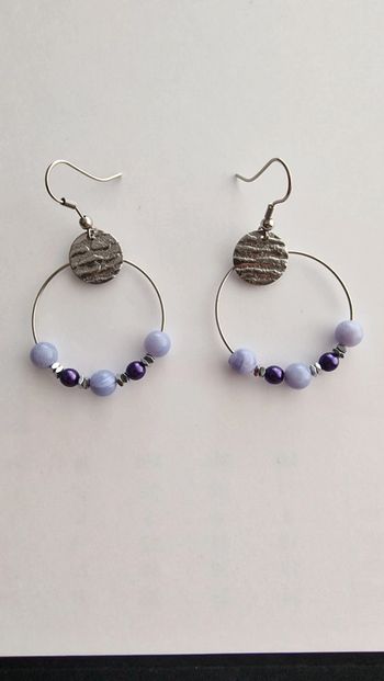 Boucle d'oreille créole acier inoxydable