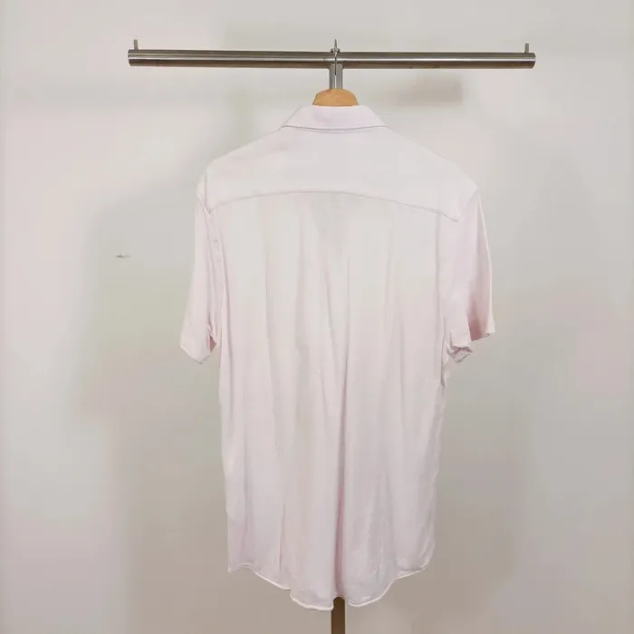 Chemise rose pâle manches courtes Pierre Cardin – modern fit – taille L A1009 - photo numéro 5