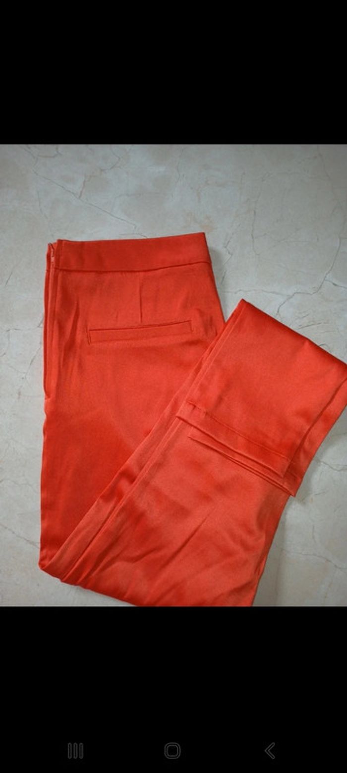Pantalon touché satin 🌟taille 40🌟 H&M🌟 - photo numéro 4