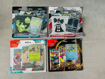 Lot de 4 tripack scellé de différentes séries