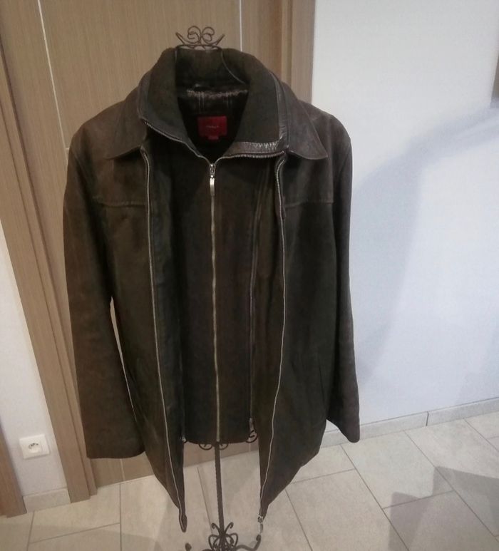 Manteau en cuir
