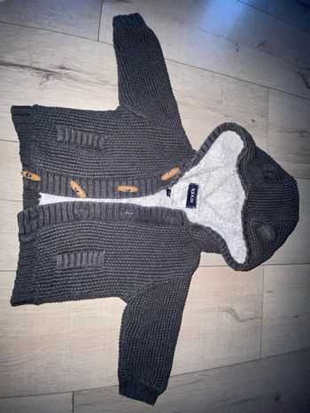 Gilet ou manteau effet moutonné 