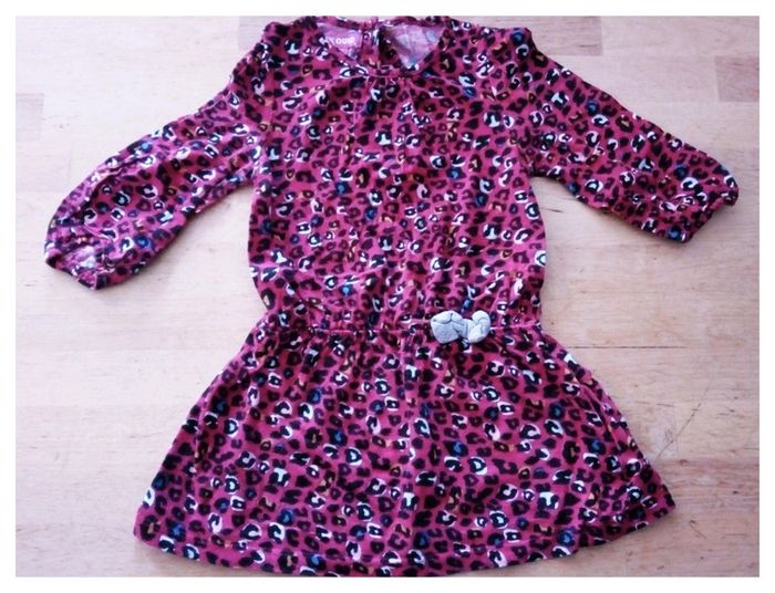 Robe 18 mois léopard