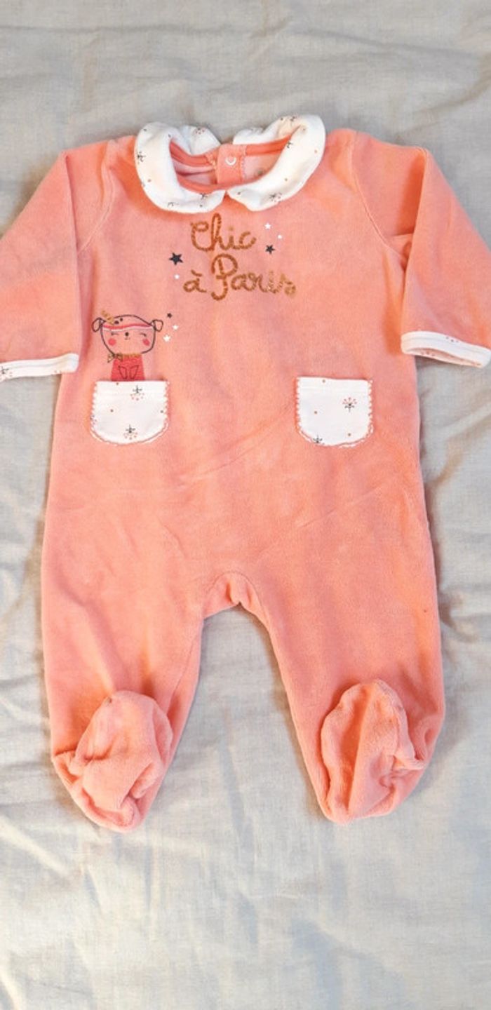 Pyjama velours 6 mois