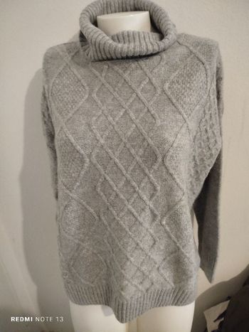 #kytieMfemme. Pull col roulé manches longues taille L