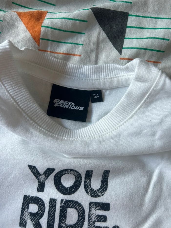 2 t-shirt identique ML - photo numéro 3