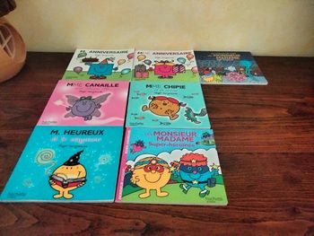 Lot de 7 livres monsieur madame hachette jeunesse