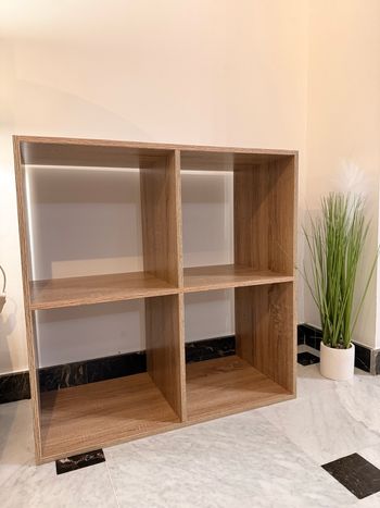 Meuble 4 casiers en bois 