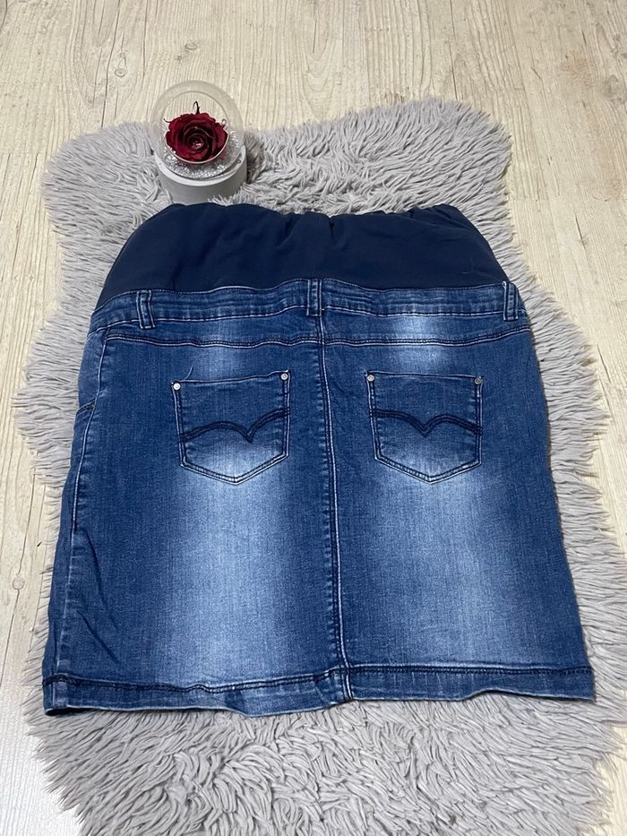 Jupe en jean de maternité - photo numéro 3