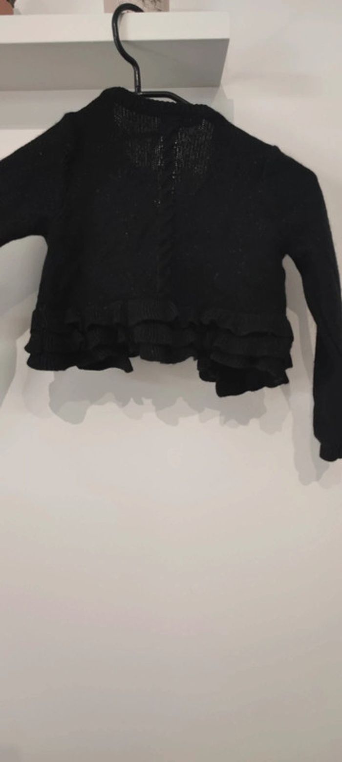 Gilet boléro noir - photo numéro 3