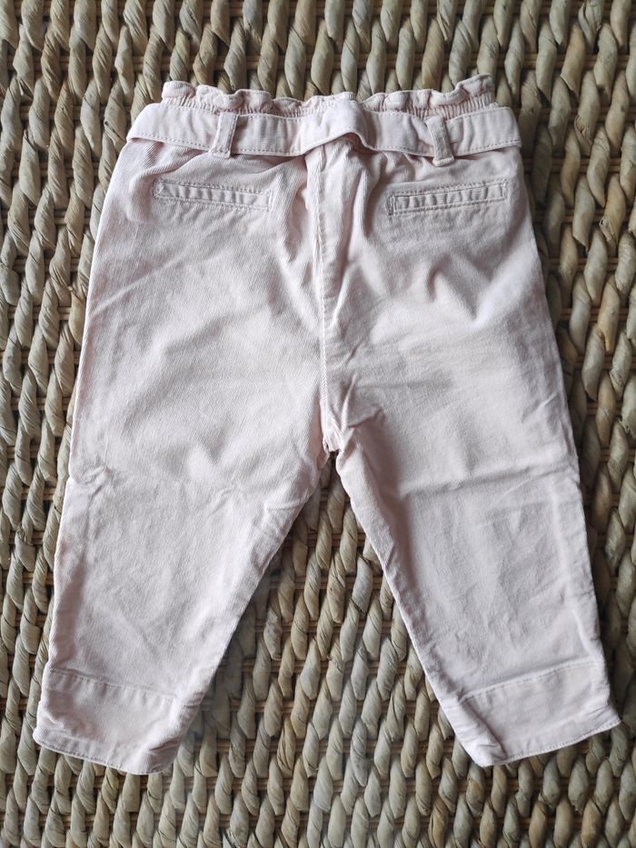 Pantalon velours rose Cyrillus 18 M - photo numéro 2