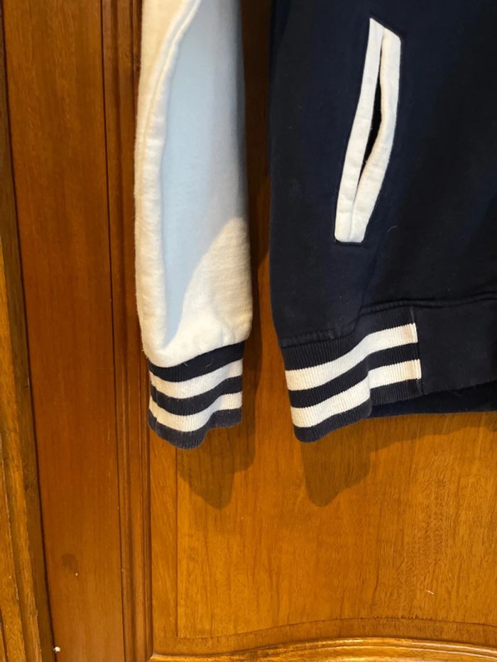 Veste fdm bleu marine et blanche taille XS - photo numéro 4